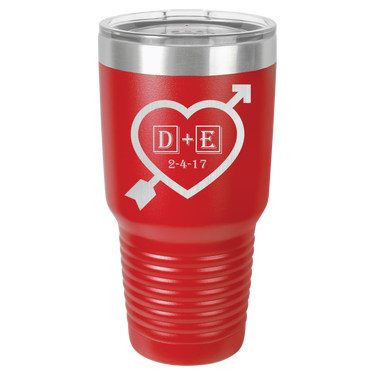 D+E Romantic Tumbler